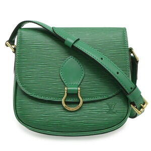 LOUIS VUITTON Epi Mini Saint-Cloud Shoulder Bag Pochette Leather Borneo Green...
